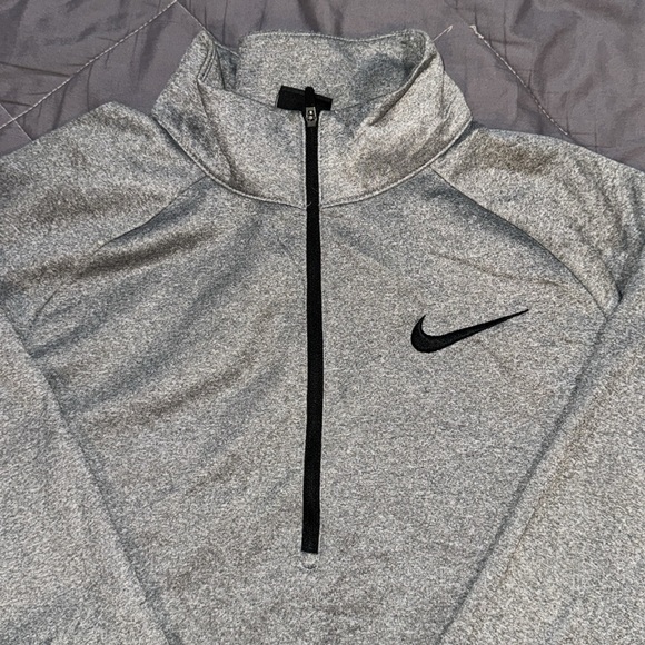 NIKE GREY HALF-ZIP SWEATER - Picture 2 of 9